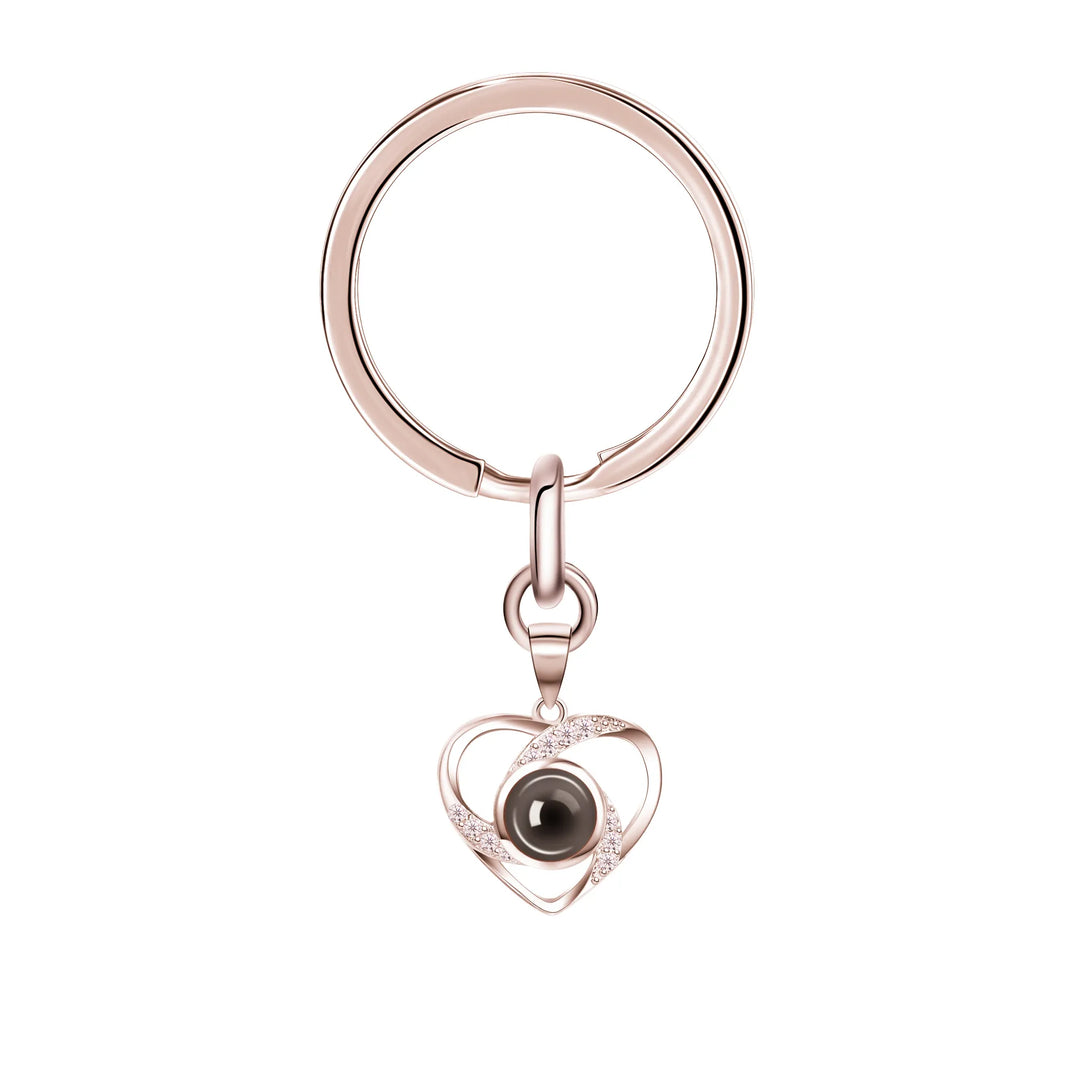 Cuswelry - Heart Memory Keychain