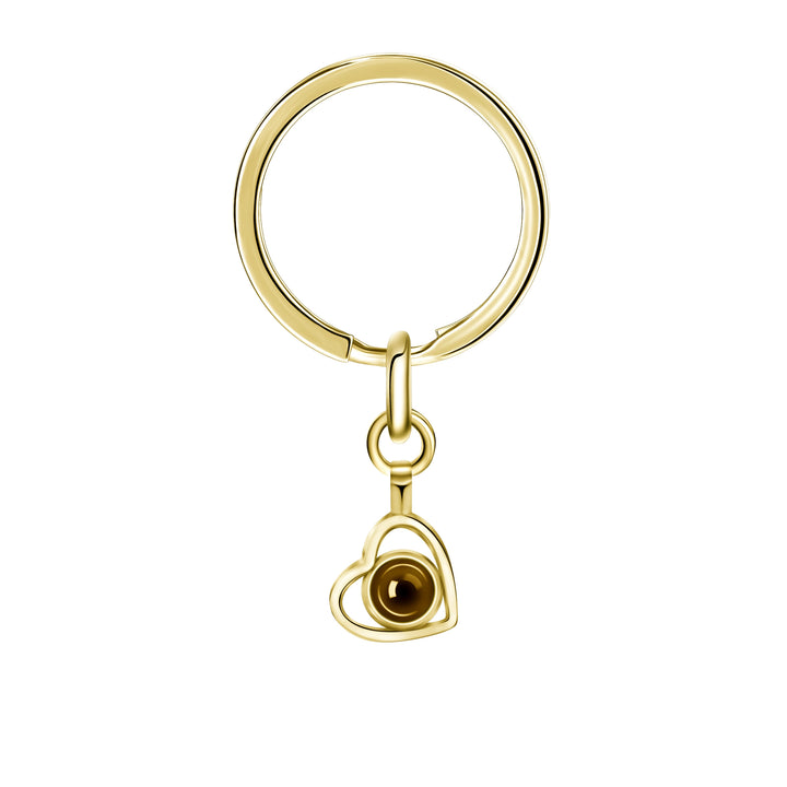 Cuswelry投影鑰匙圈 - 心心相印
