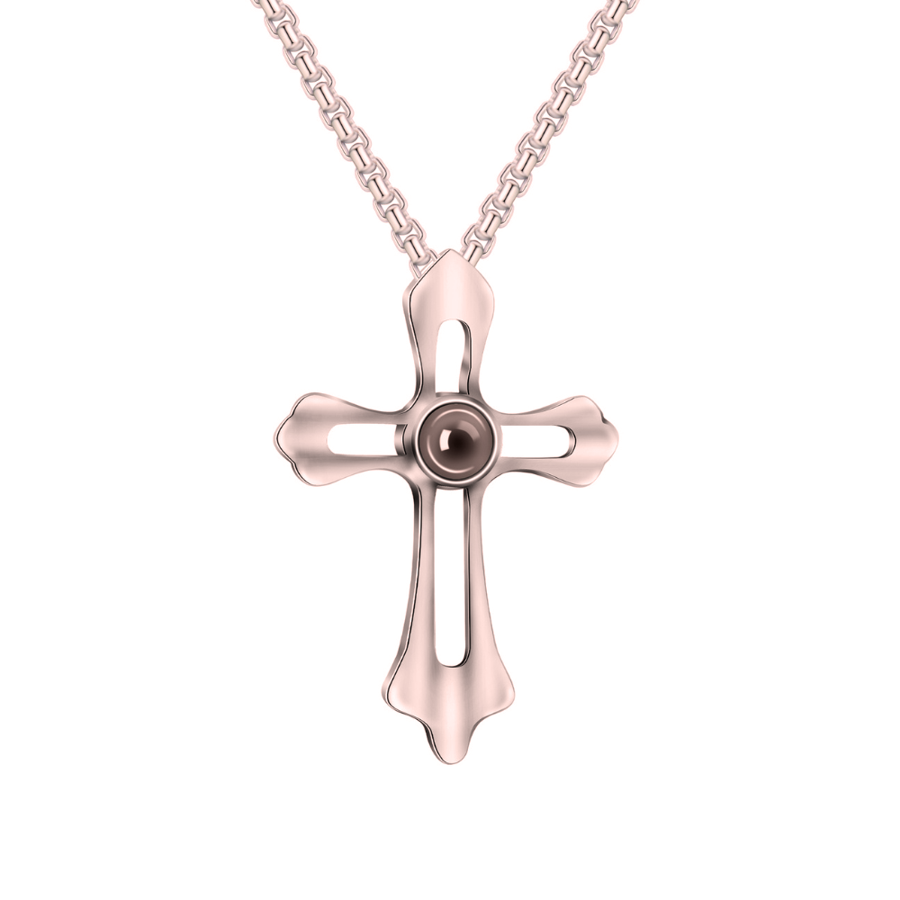 Cuswelry投影頸鏈 - 耀十字架 (男女款)
