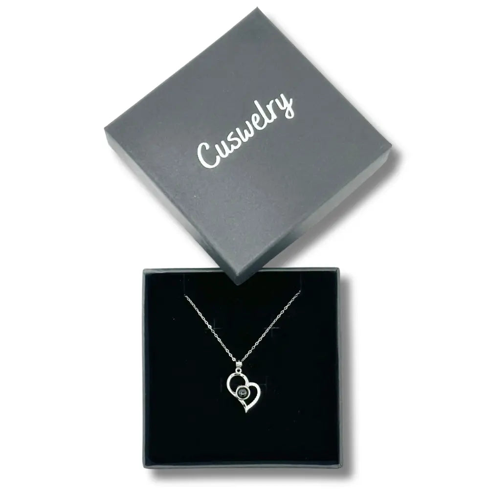 Cuswelry投影项链 - 永恒的心