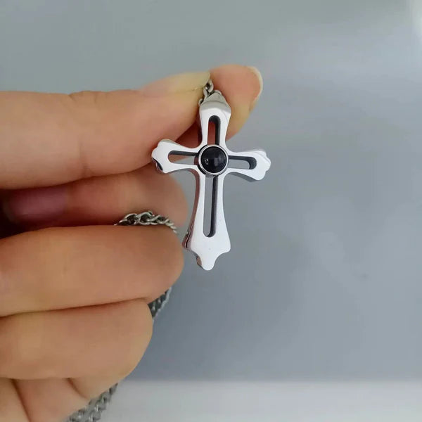 Cuswelry投影頸鏈 - 耀十字架 (男女款)